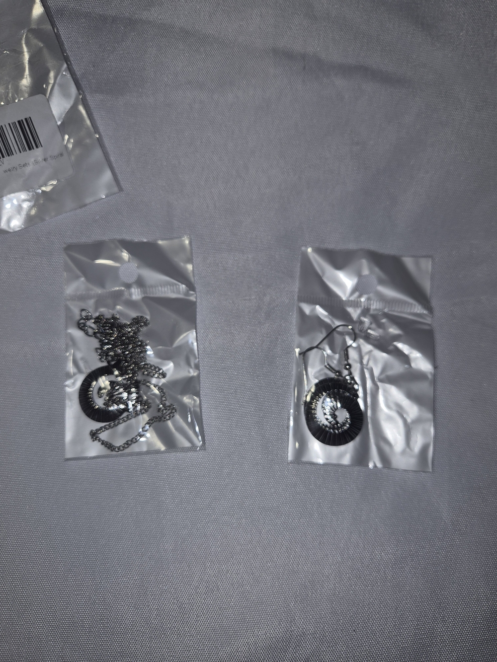 Silver Pendant Necklace and Earrings Set New In Package